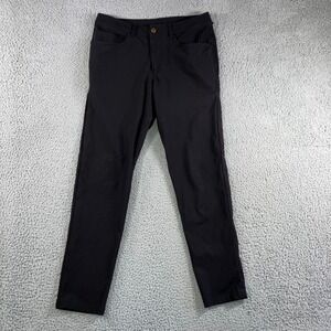 Lululemon ABC Pants Men 32x29 Black Stretch Technical Athleisure Travel Casual